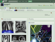 Tablet Screenshot of niverian77.deviantart.com