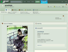 Tablet Screenshot of annetistyk.deviantart.com