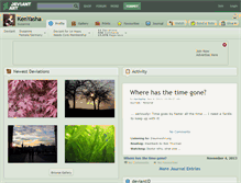 Tablet Screenshot of kenyasha.deviantart.com