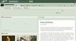 Desktop Screenshot of jordangreenhall.deviantart.com
