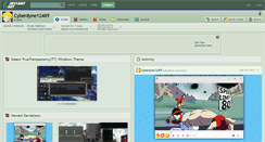 Desktop Screenshot of cyberdyne12489.deviantart.com