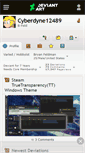 Mobile Screenshot of cyberdyne12489.deviantart.com