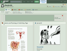 Tablet Screenshot of donutwish.deviantart.com