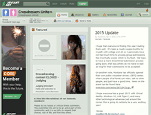 Tablet Screenshot of crossdressers-unite.deviantart.com