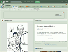Tablet Screenshot of flogan80.deviantart.com