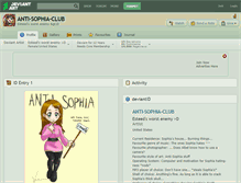 Tablet Screenshot of anti-sophia-club.deviantart.com