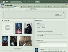 Tablet Screenshot of littleshade.deviantart.com