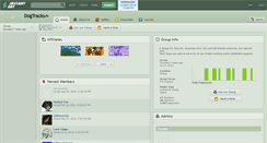 Desktop Screenshot of dogtracks.deviantart.com