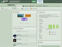 Tablet Screenshot of dogtracks.deviantart.com