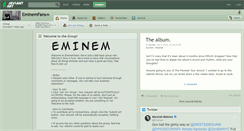 Desktop Screenshot of eminemfans.deviantart.com