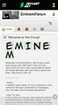 Mobile Screenshot of eminemfans.deviantart.com