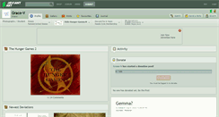 Desktop Screenshot of grace-v.deviantart.com