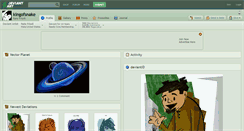 Desktop Screenshot of kingofsnake.deviantart.com