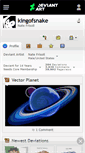 Mobile Screenshot of kingofsnake.deviantart.com