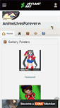Mobile Screenshot of animelivesforever.deviantart.com