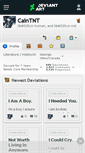 Mobile Screenshot of caintnt.deviantart.com