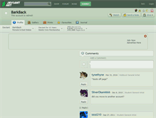 Tablet Screenshot of barkback.deviantart.com