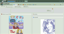 Desktop Screenshot of leafofdeath.deviantart.com