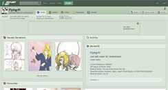 Desktop Screenshot of flying-pi.deviantart.com