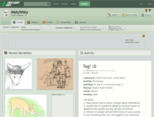 Tablet Screenshot of mistywisty.deviantart.com