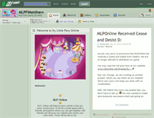Tablet Screenshot of mlpfimonline.deviantart.com
