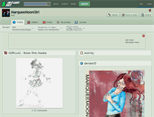 Tablet Screenshot of marqueemoongirl.deviantart.com