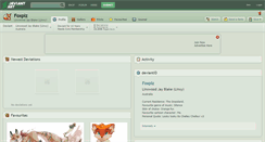 Desktop Screenshot of foxplz.deviantart.com