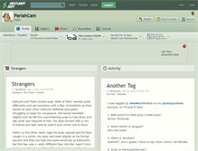 Tablet Screenshot of pariahcam.deviantart.com
