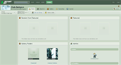 Desktop Screenshot of club-demyx.deviantart.com
