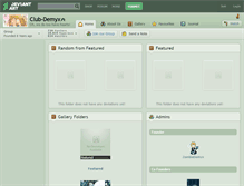 Tablet Screenshot of club-demyx.deviantart.com
