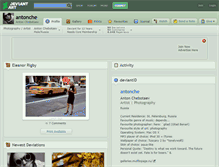 Tablet Screenshot of antonche.deviantart.com