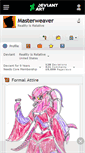 Mobile Screenshot of masterweaver.deviantart.com