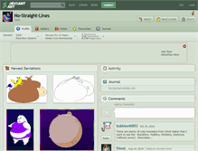 Tablet Screenshot of no-straight-lines.deviantart.com