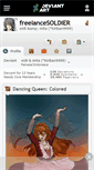 Mobile Screenshot of freelancesoldier.deviantart.com
