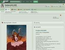 Tablet Screenshot of freelancesoldier.deviantart.com