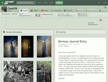 Tablet Screenshot of caver59.deviantart.com