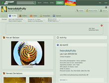 Tablet Screenshot of heavydutyfruity.deviantart.com