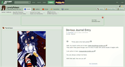 Desktop Screenshot of lovelypoison.deviantart.com