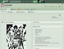 Tablet Screenshot of butchmapa.deviantart.com