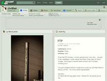 Tablet Screenshot of clwither.deviantart.com