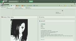 Desktop Screenshot of evilxstar.deviantart.com
