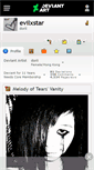 Mobile Screenshot of evilxstar.deviantart.com