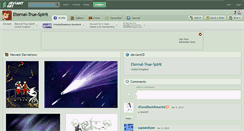 Desktop Screenshot of eternal-true-spirit.deviantart.com