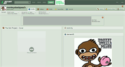 Desktop Screenshot of monkeystealspeach.deviantart.com