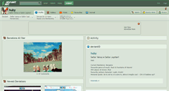 Desktop Screenshot of huby.deviantart.com