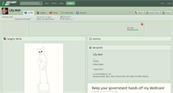 Desktop Screenshot of lily-noir.deviantart.com