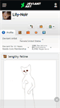 Mobile Screenshot of lily-noir.deviantart.com