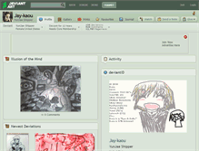 Tablet Screenshot of jay-kaou.deviantart.com