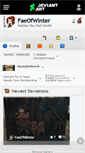 Mobile Screenshot of faeofwinter.deviantart.com