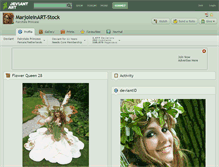 Tablet Screenshot of marjoleinart-stock.deviantart.com